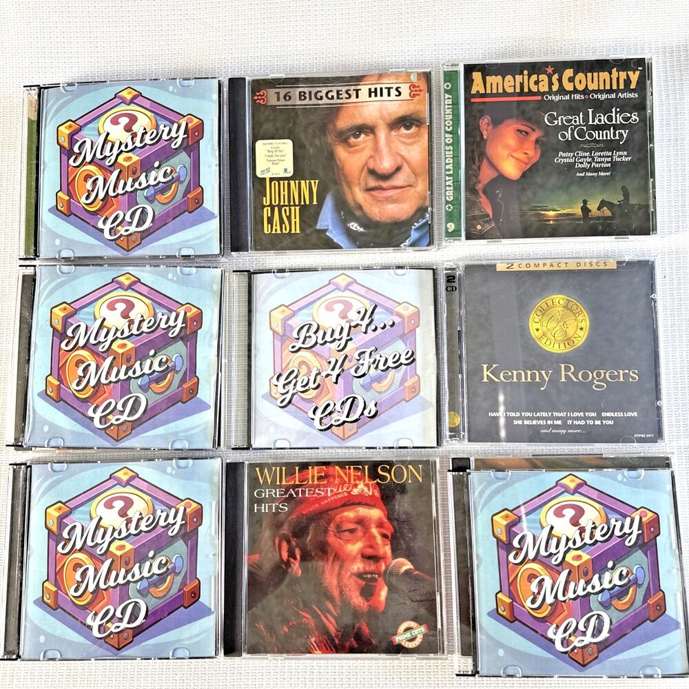 Buy 4 Get 4 Mystery Music CDs - Country